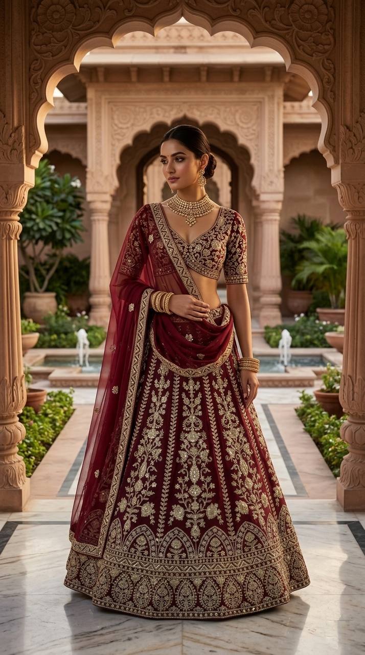 Faux Georgette Lehenga Choli with Heavy Coding Sequins Work