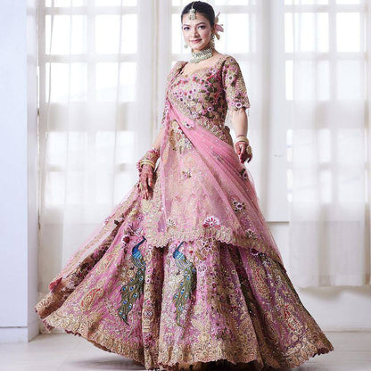 Festive Wear Fox Georgette Lehenga Choli with Heavy Sequins Work