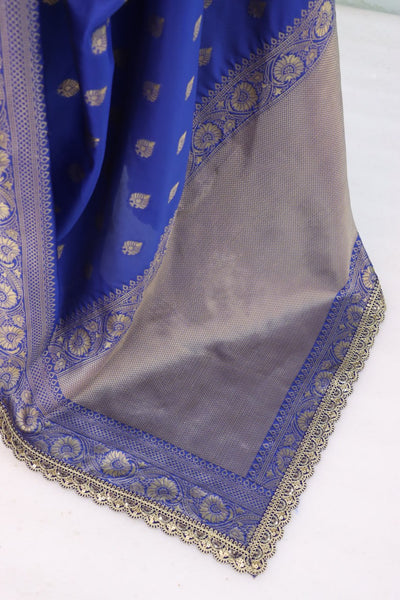 Banarasi Silk Saree with Matching Silk Blouse Piece