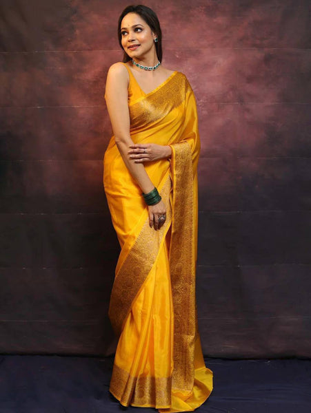 Reach Pallu Jacquard Saree For Women