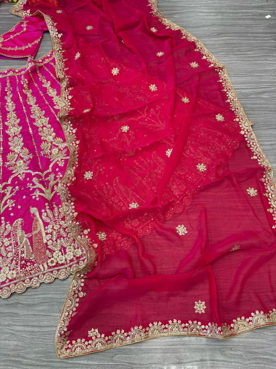 Wedding Wear Silk Lehenga Choli