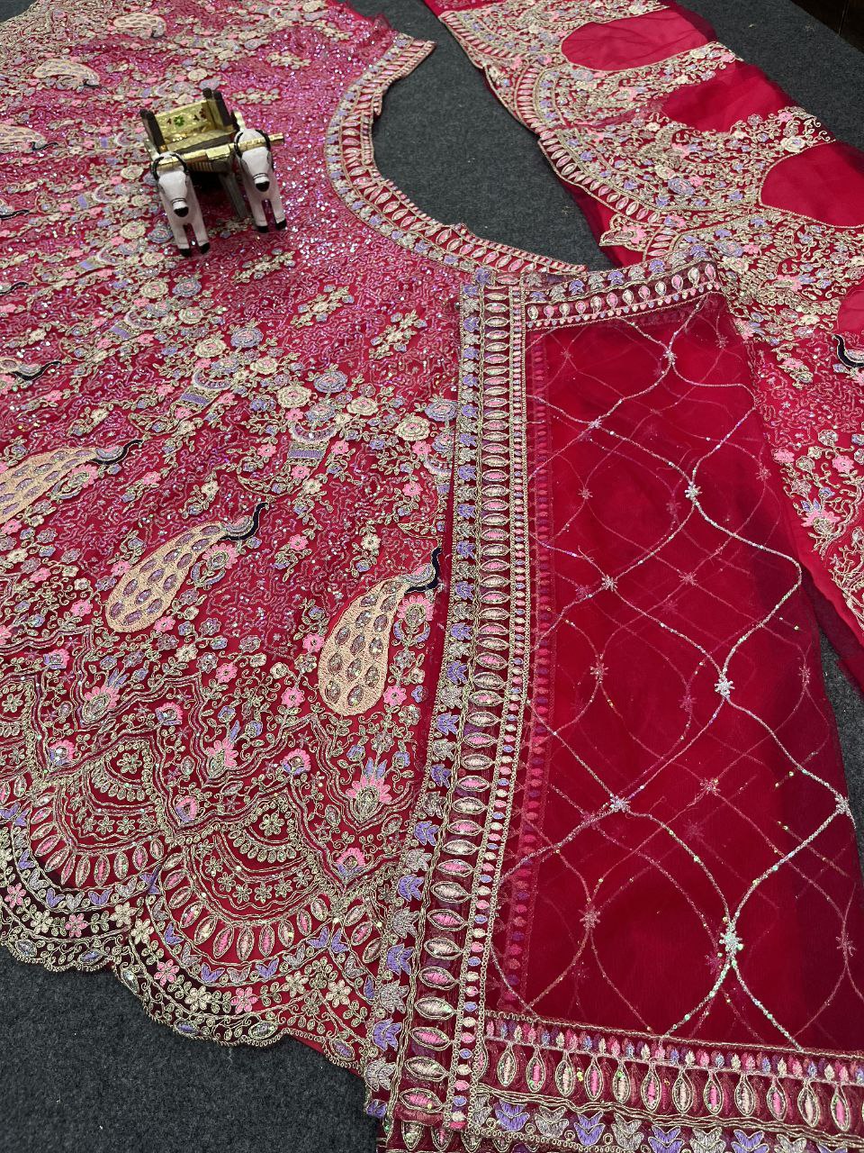 Rani Net Party Wear Lehenga For Women