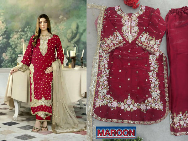 Latest Jimmy Cho Embroidery Salwar Suit