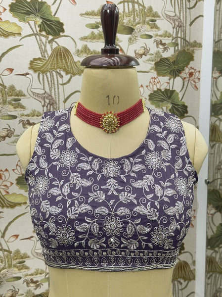 Wedding Wear Violet Color Georgette Sequence Lehenga Choli