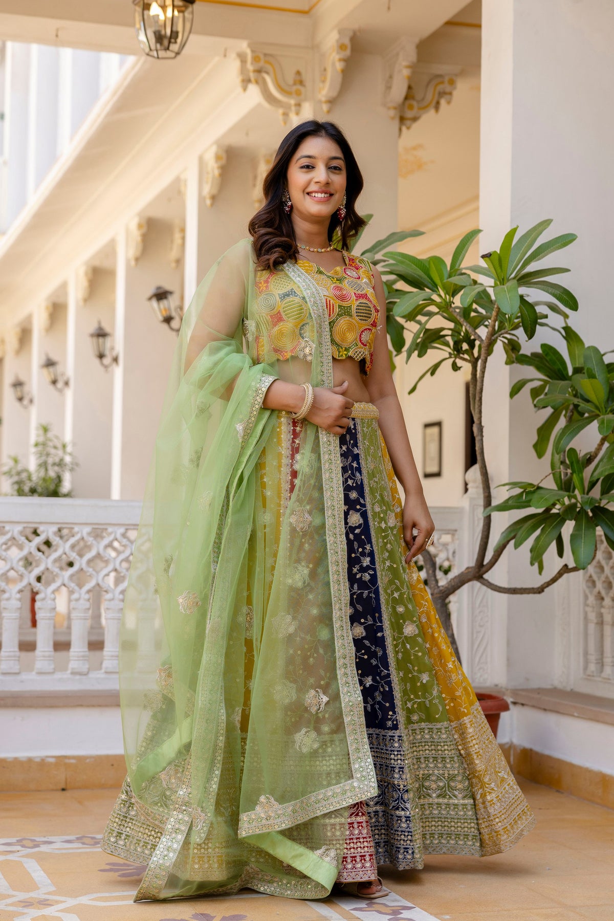 Latest Georgette Multi Thread Sequence Lehenga Choli
