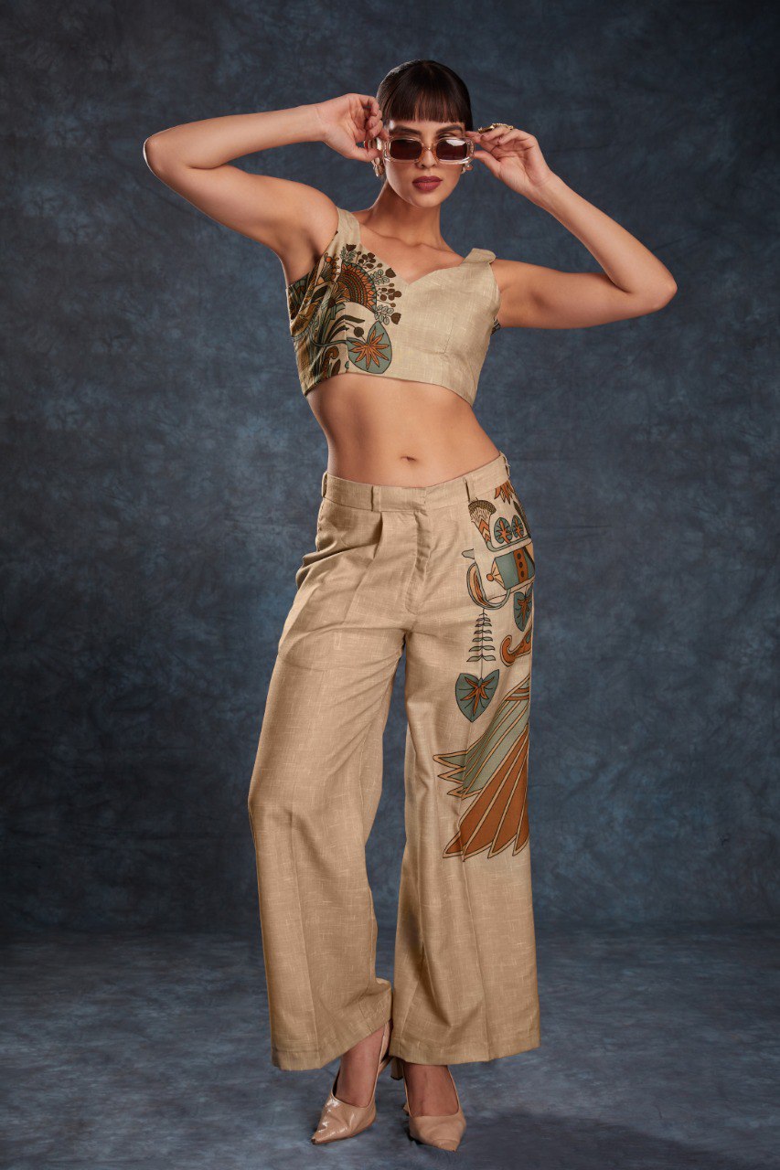 Latest Linen Printed Co-ord Set