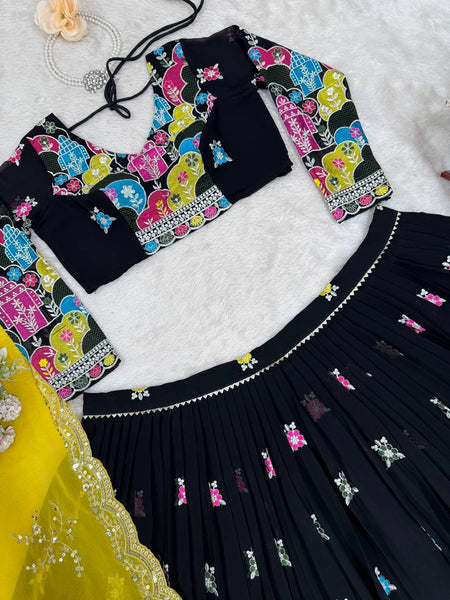 Latest Georgette Thread Lehenga Choli