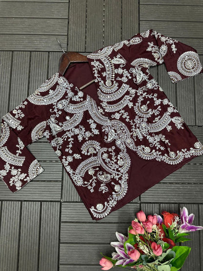 Latest Jacket saree ready to wear
