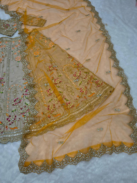 French Crepe Silk Lehenga Choli set