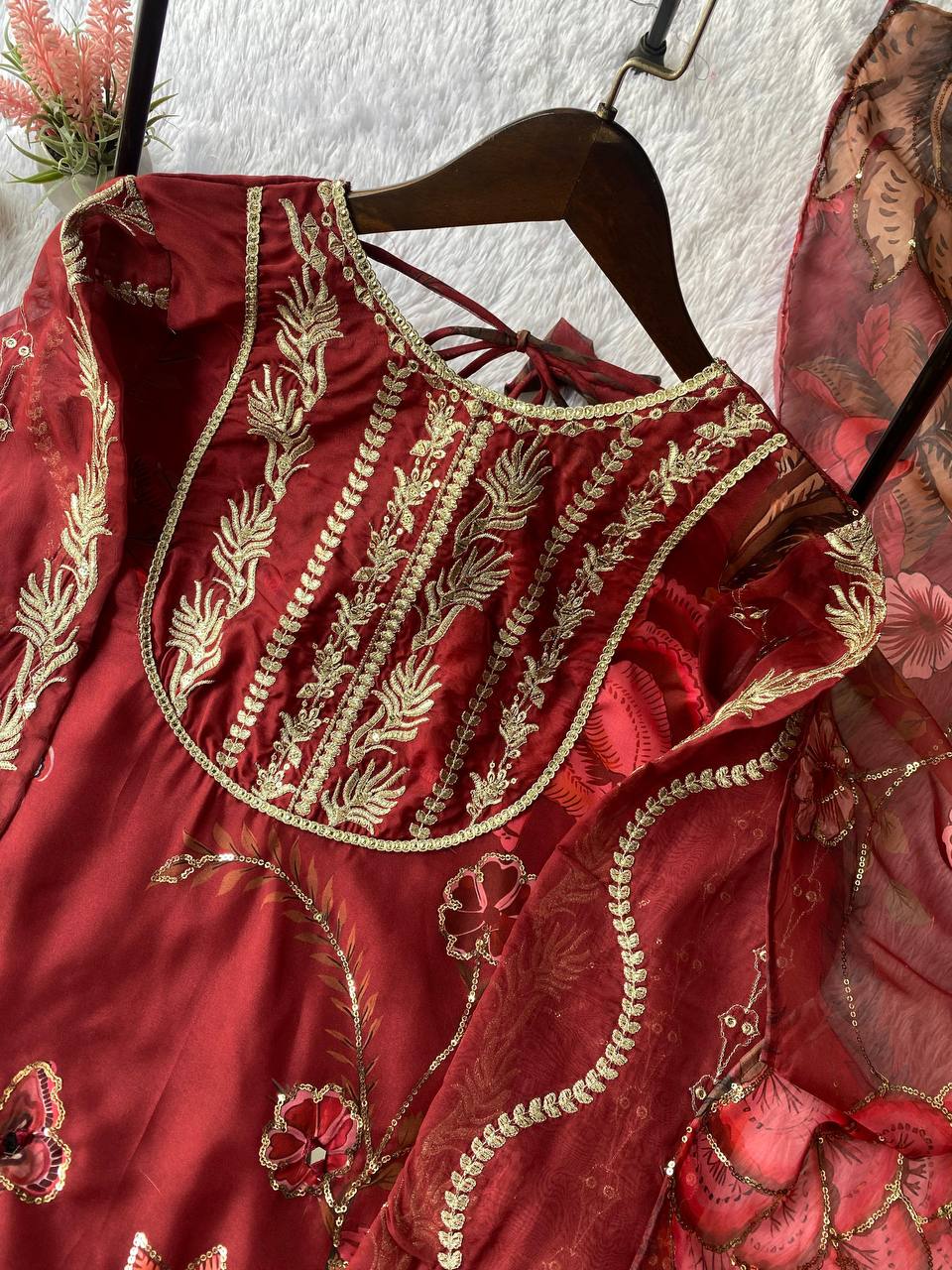 Soft Organza Sharara Set