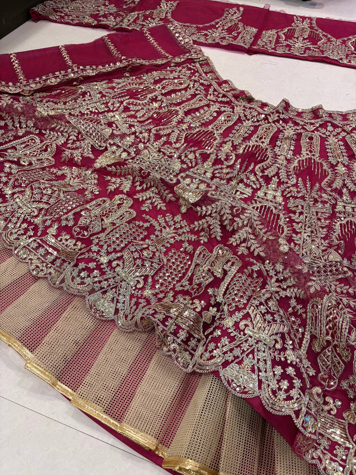 Premium Soft Net Sequins Coding Work Lehenga Choli Set with Dupatta
