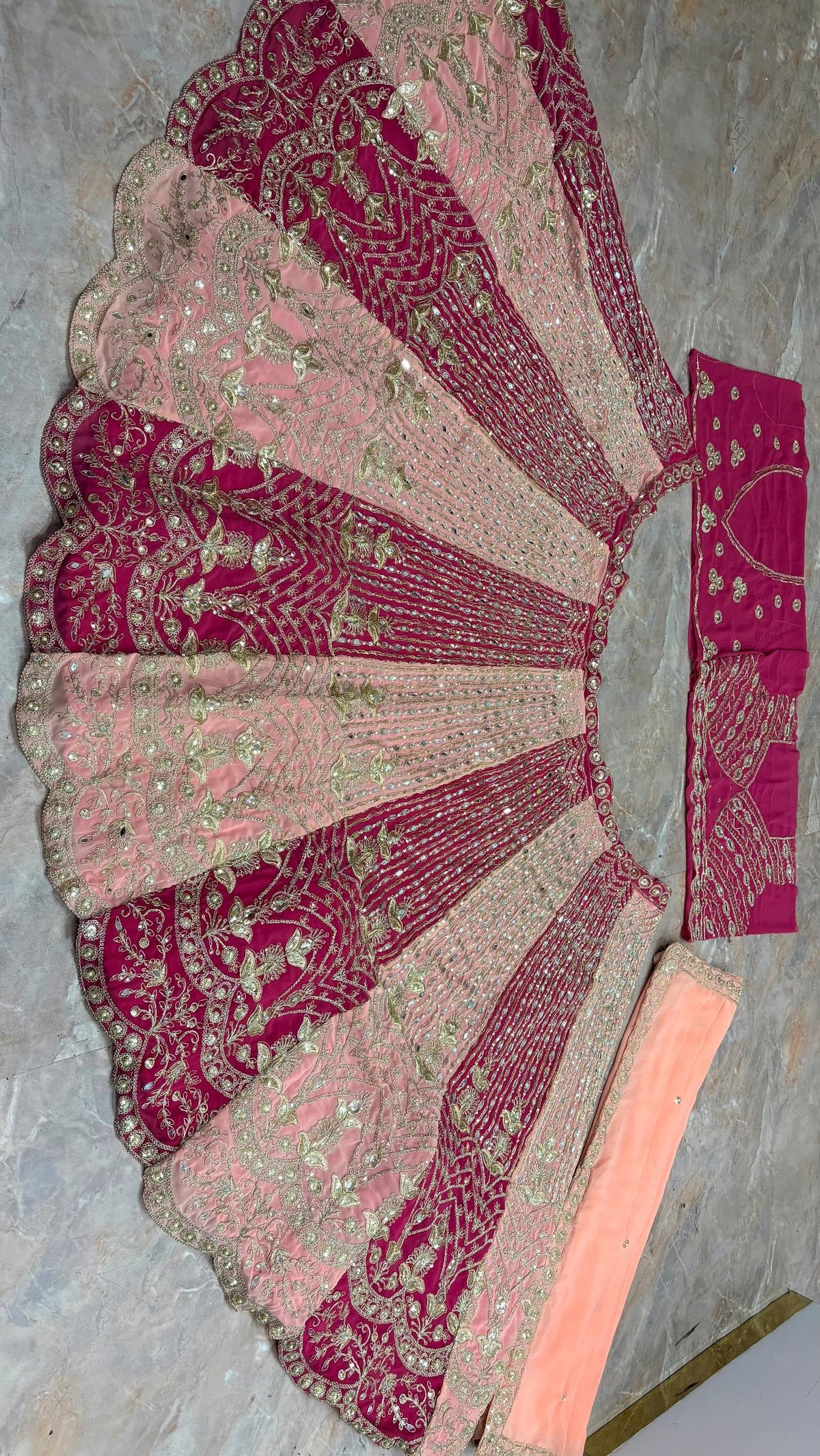 Exquisite Fox Georgette Lehenga Choli with Real Mirror Coding Work