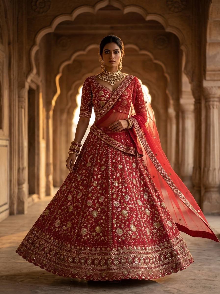 Premium Faux Georgette Lehenga Choli with Sequence Embroidery