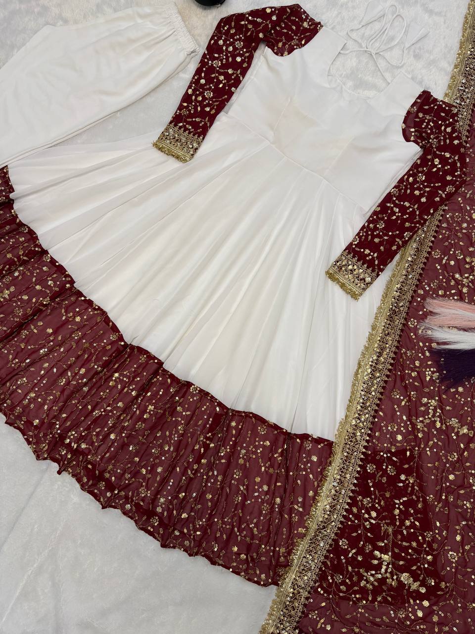Exquisite Ethnic Maxi Anarkali Set