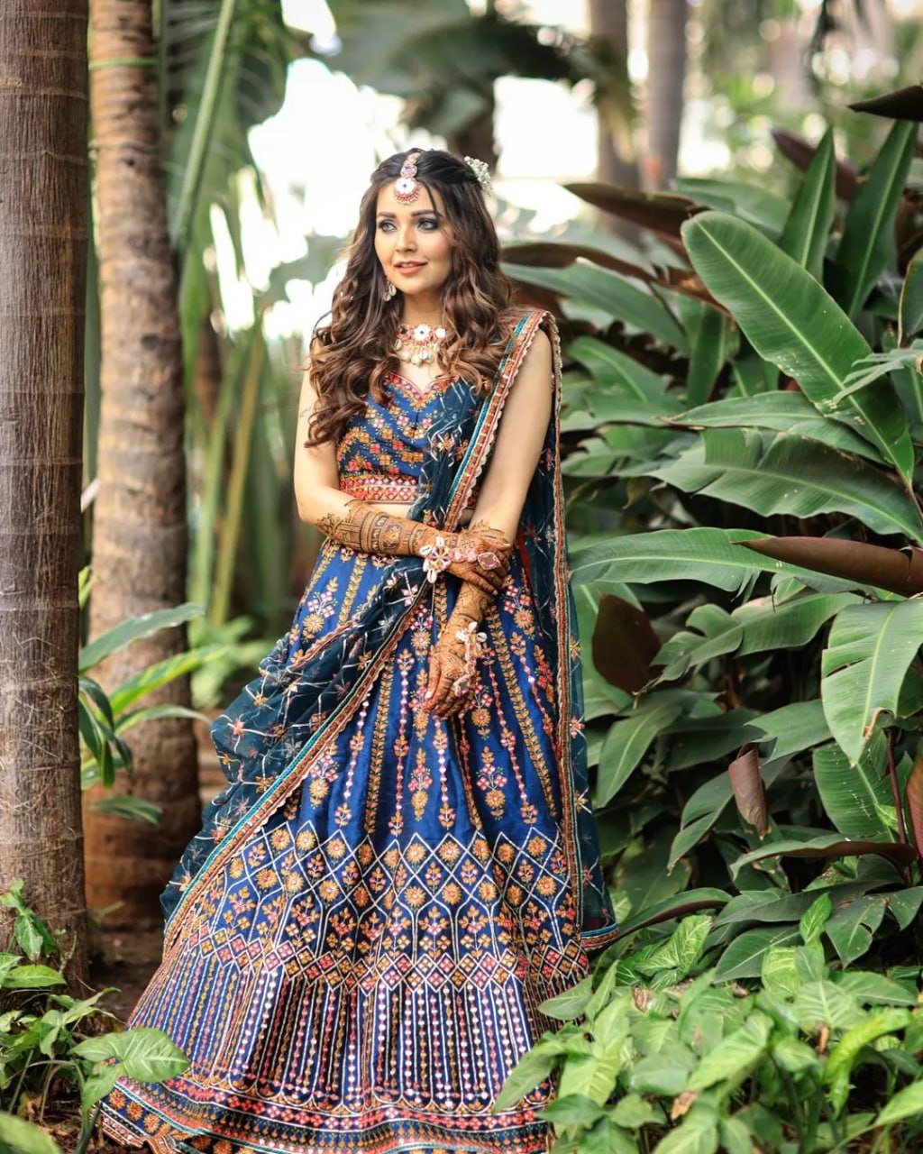 Exquisite Sequins Embroidered Chinon Lehenga Choli Set