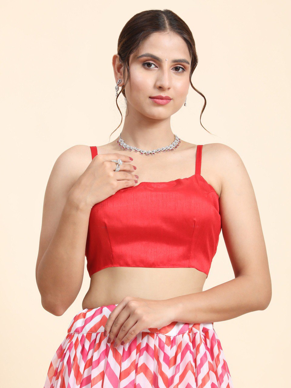 Premium Multi Color Printed Georgette Lehenga Choli Set