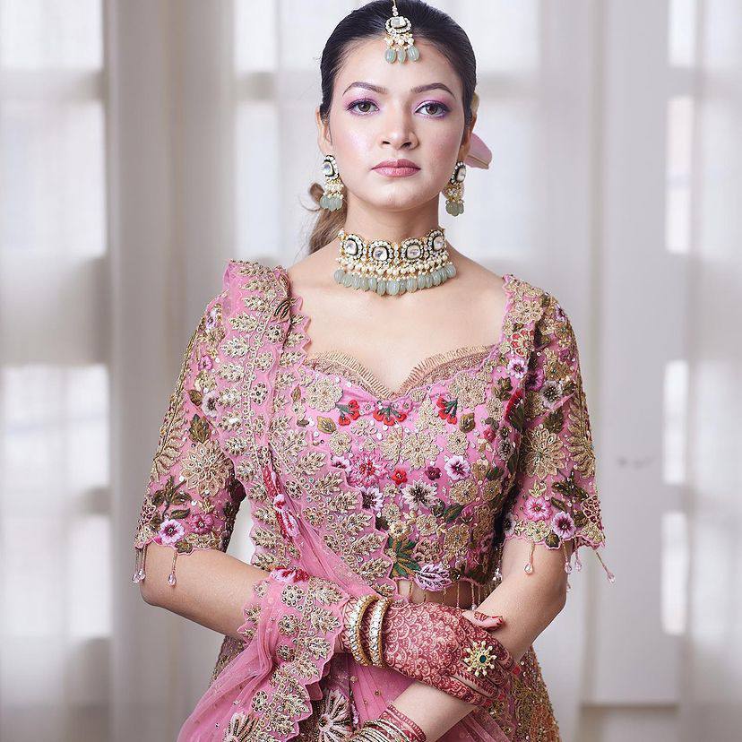Festive Wear Fox Georgette Lehenga Choli with Heavy Sequins Work