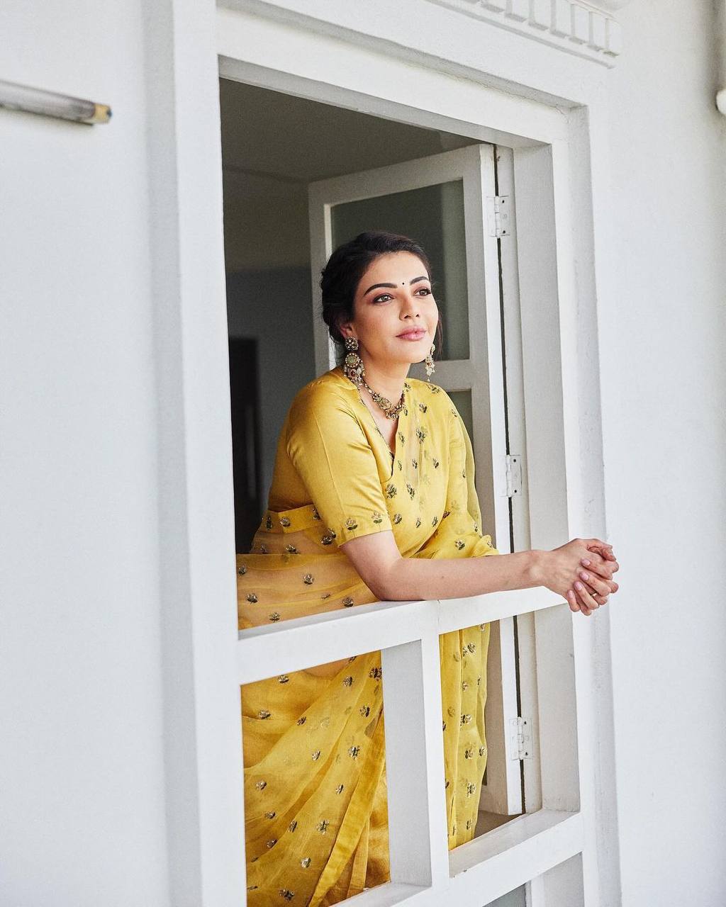 Graceful Mustard Color Chanderi Silk Sequence Work Saree Blouse
