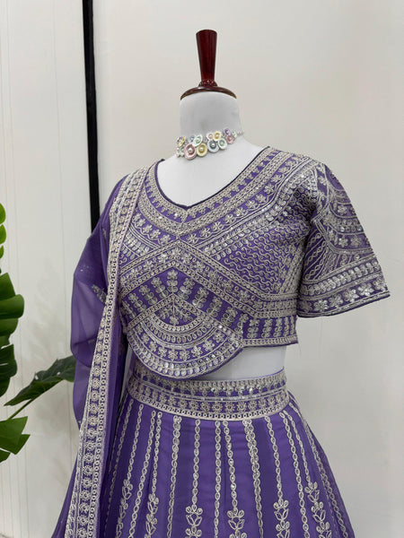 Latest Georgette lehenga for women