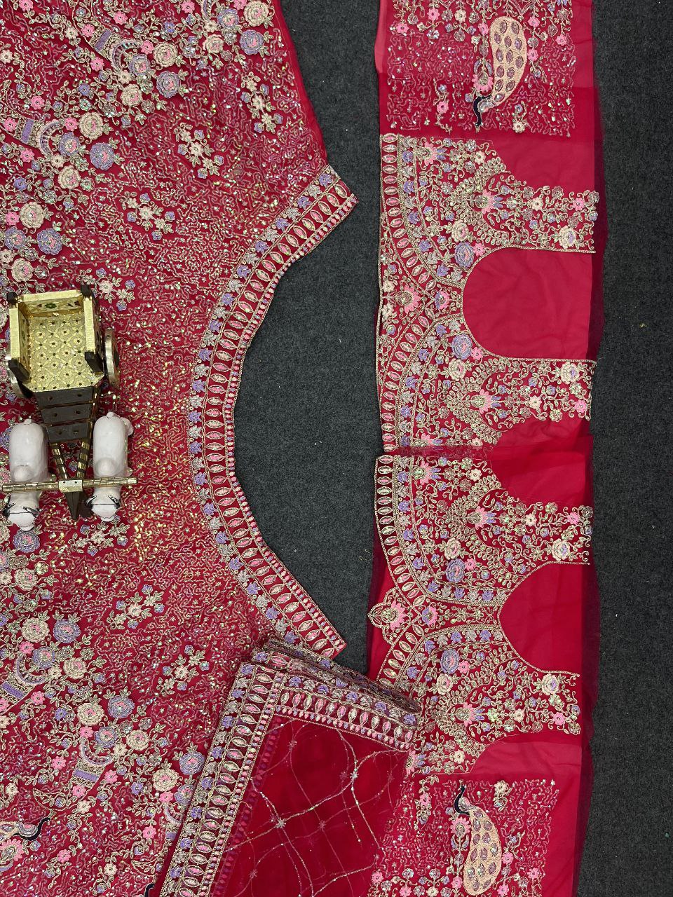 Rani Net Party Wear Lehenga For Women