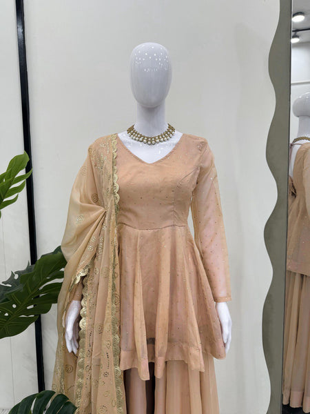 Latest Tabby Organza Ready Made Salwar Suit