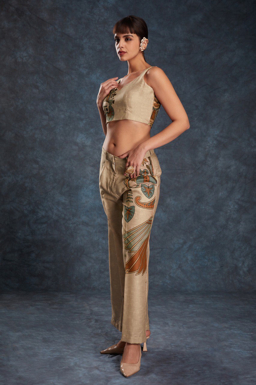Latest Linen Printed Co-ord Set