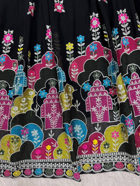 Latest Georgette Thread Lehenga Choli