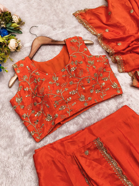 Ready to wear lehenga saree