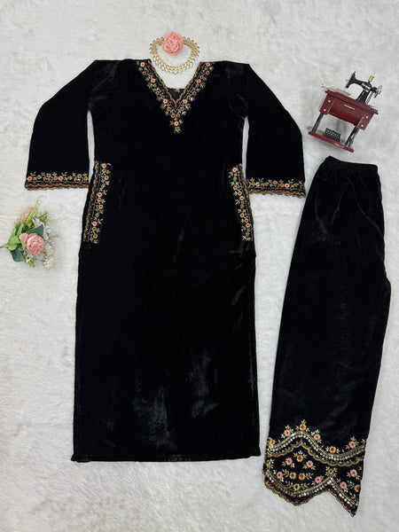 Premium Viscose Velvet Co-Ord Set