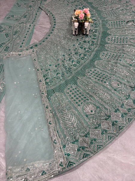 Premium Soft Net Designer Lehenga Choli with Sequins Work