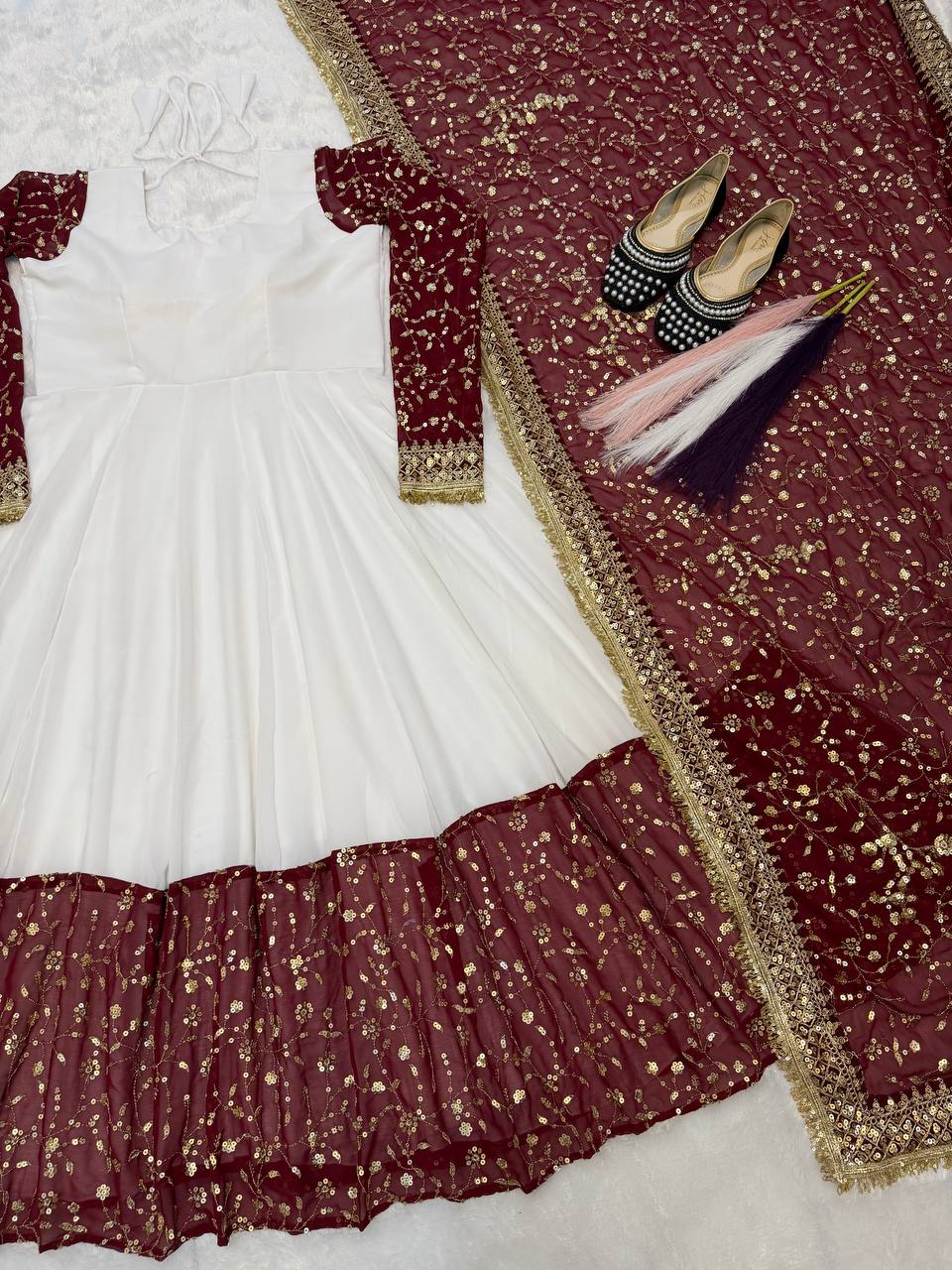 Exquisite Ethnic Maxi Anarkali Set