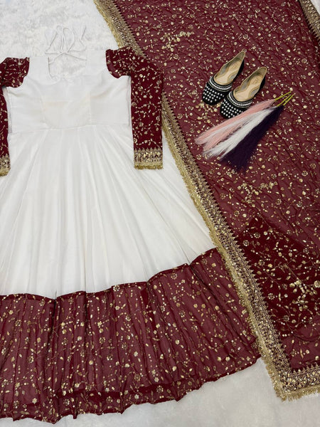 Exquisite Ethnic Maxi Anarkali Set