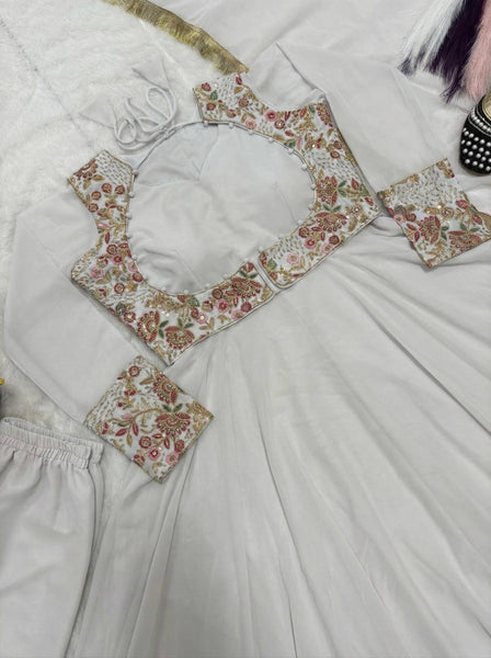 Faux Georgette Anarkali Set