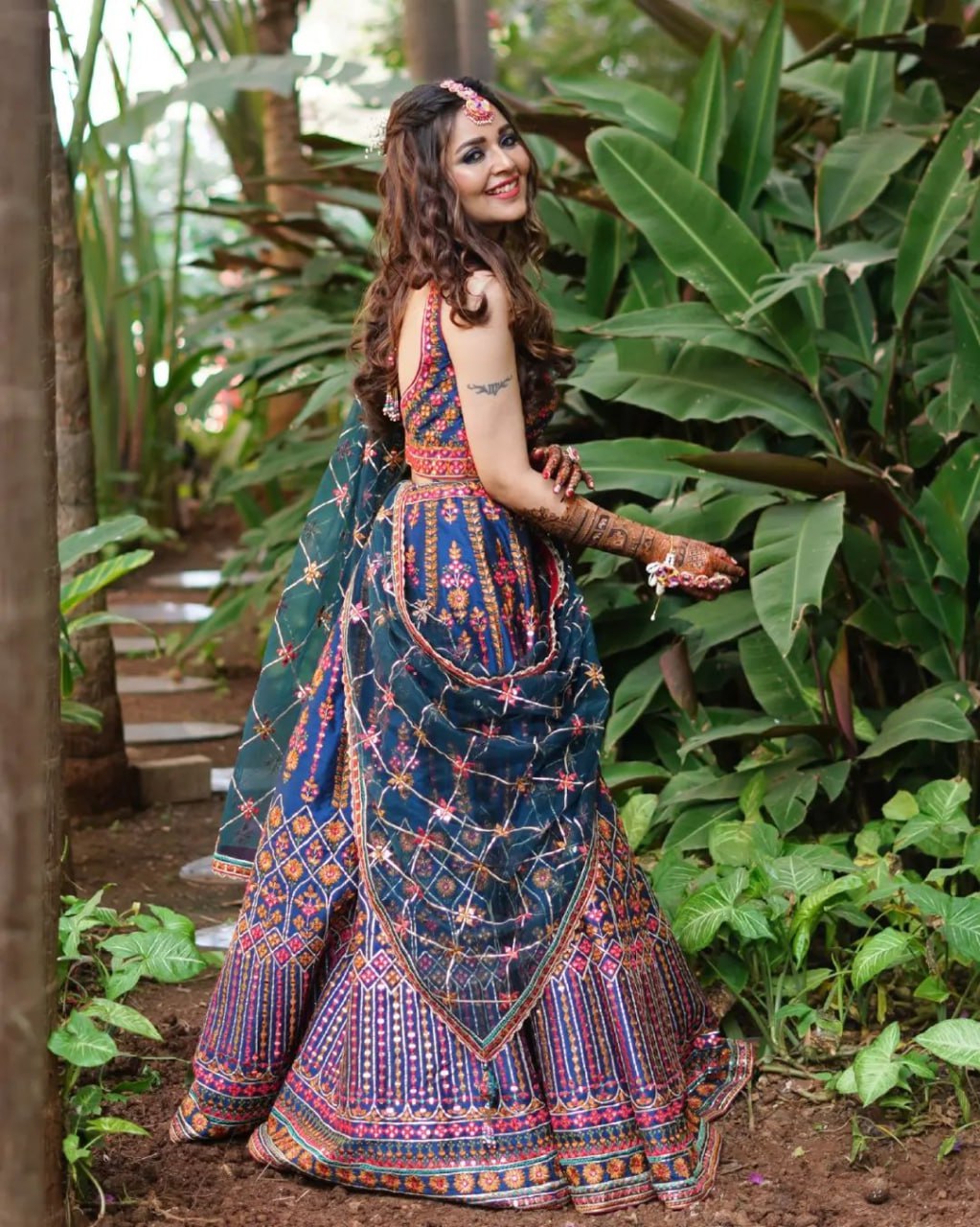 Exquisite Sequins Embroidered Chinon Lehenga Choli Set