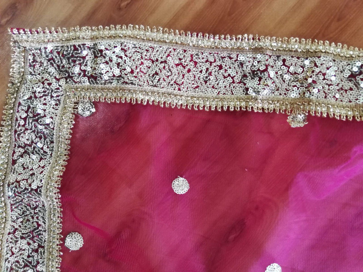 Exquisite Silk Embroidered Lehenga Choli Set with Sequins & Jari Detailing