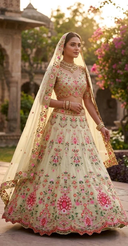 Royal Faux Georgette Sequin Lehenga Set