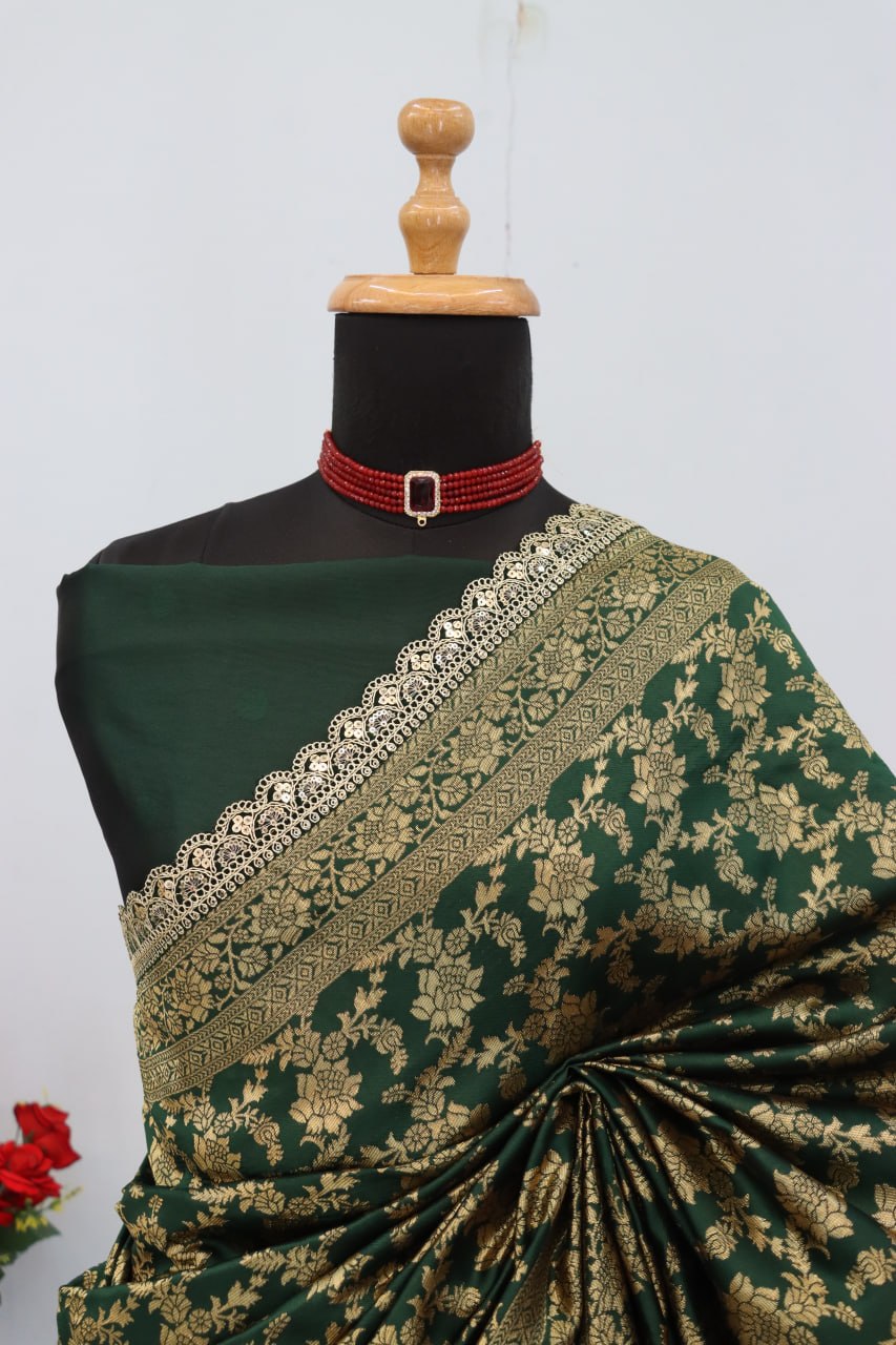 Kanjeevaram Silk Saree With Blouse Piece