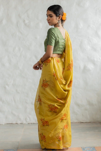mul cottan Saree with Blouse