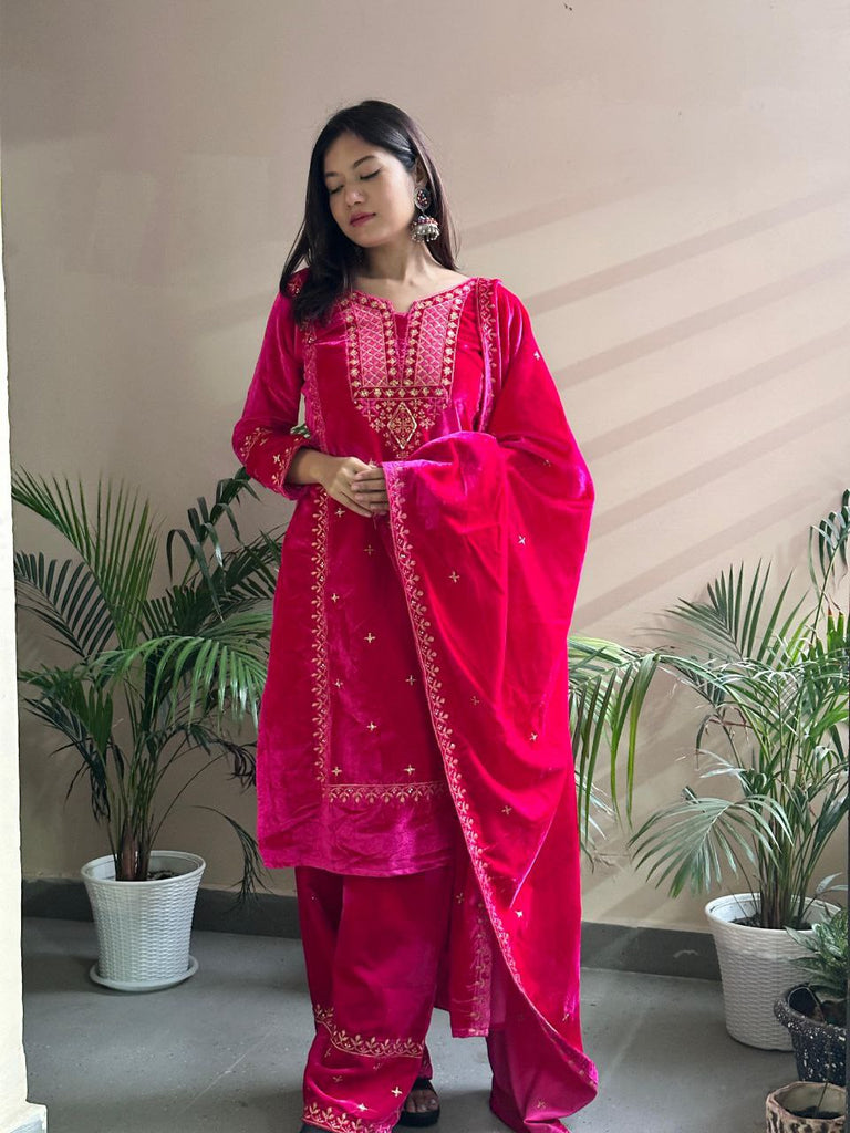 Roohaniyat Pink Festive Wear Heavy Suit Set – Roohaniyat Jaipur