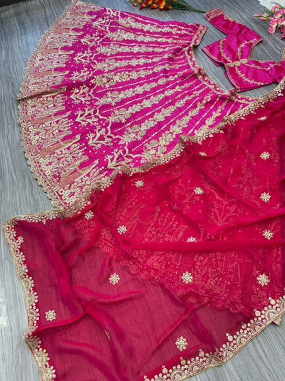 Wedding Wear Silk Lehenga Choli