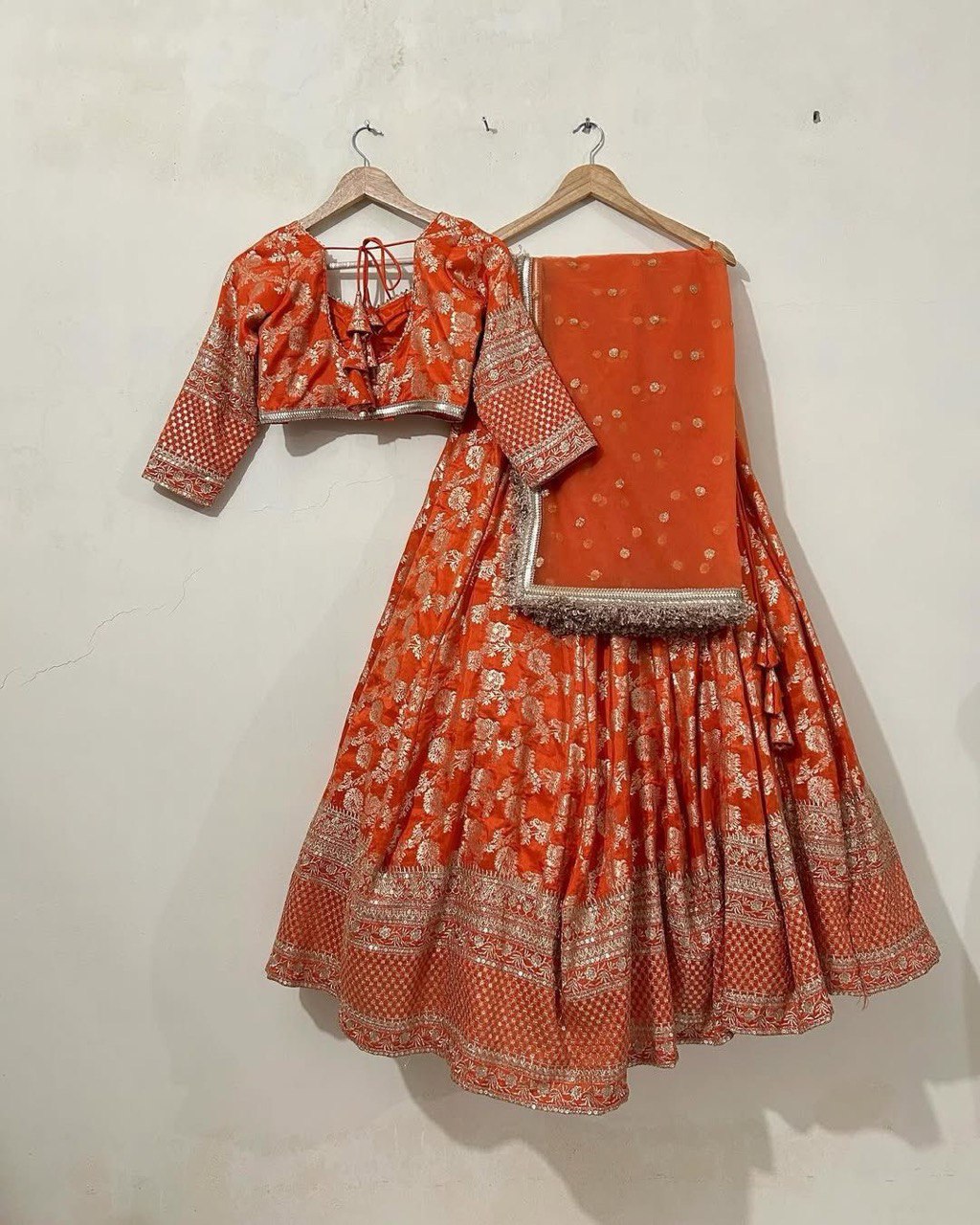 Latest Jacquard Sequence Work Lehenga Choli