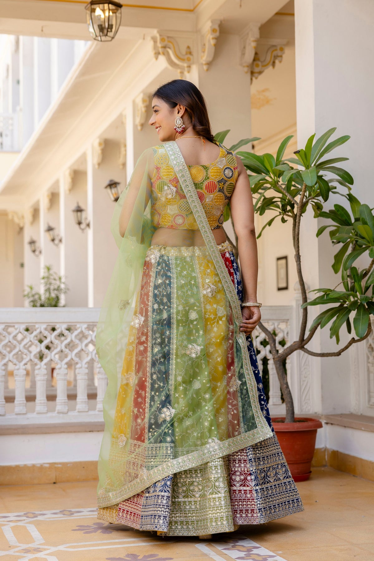 Latest Georgette Multi Thread Sequence Lehenga Choli
