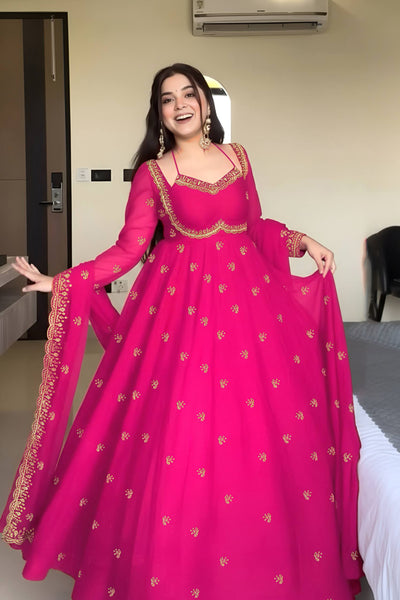 Latest Georgette Anarkali Salwar Suit