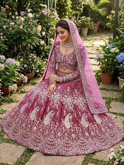 Premium Soft Butterfly Net Lehenga Choli With Coding Sequins Work