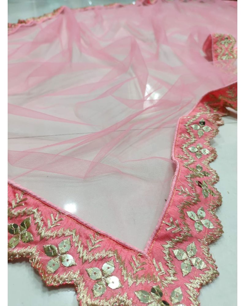 Exquisite Multi-Color Georgette Lehenga Choli with Heavy Sequence Embroidery