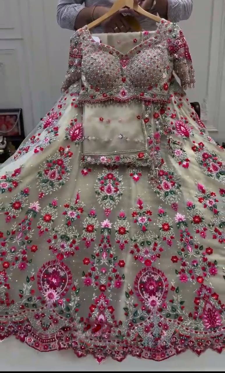 Royal Faux Georgette Sequin Lehenga Set