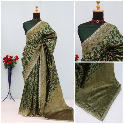 Kanjeevaram Silk Saree With Blouse Piece
