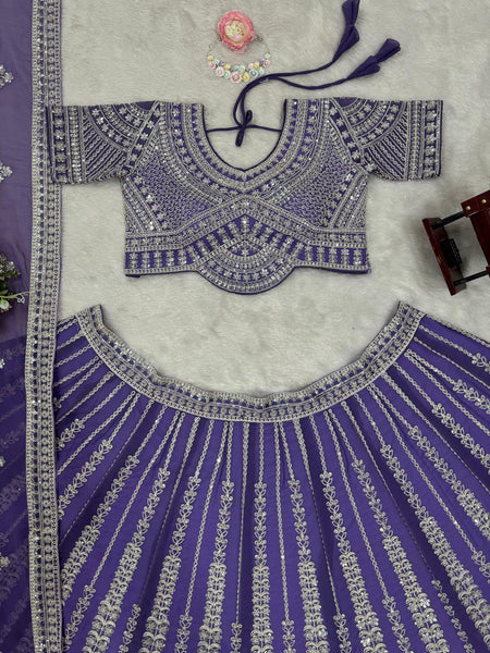 Latest Georgette lehenga for women