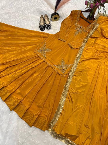 Latest Crape Silk Sequence Work Lehenga Choli