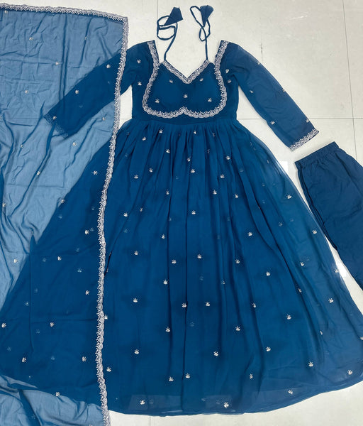 Latest Georgette Anarkali Salwar Suit